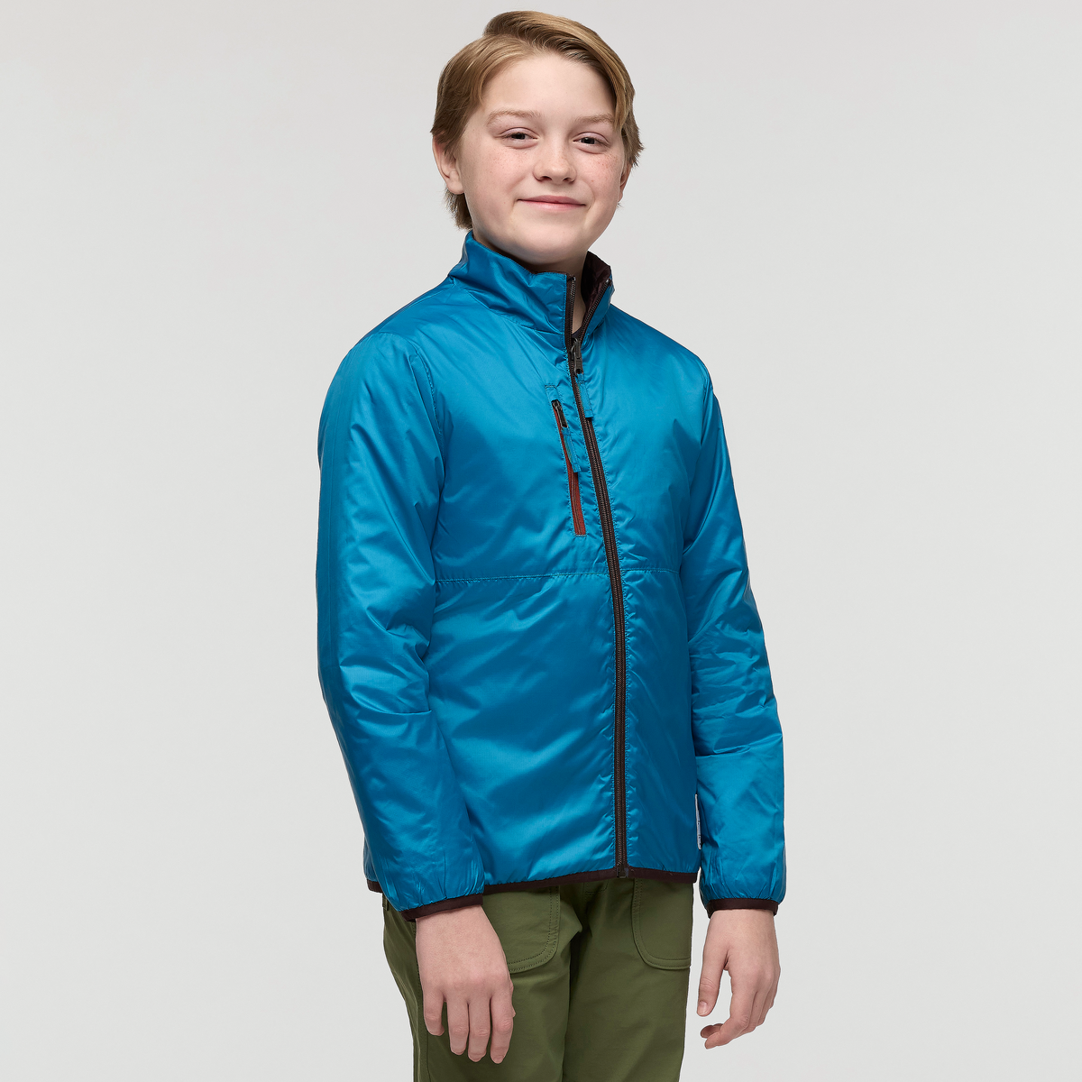 Capa Insulated Jacket - Kids', Coffee/Rusty, Model Dax