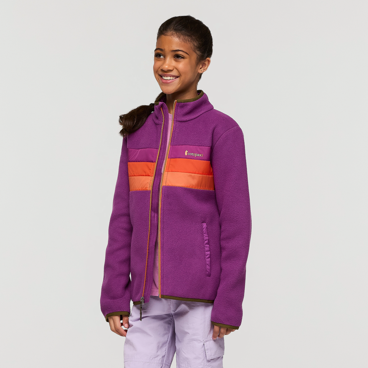 Teca Fleece Jacket - Kids', Story Time, Model Maliyah