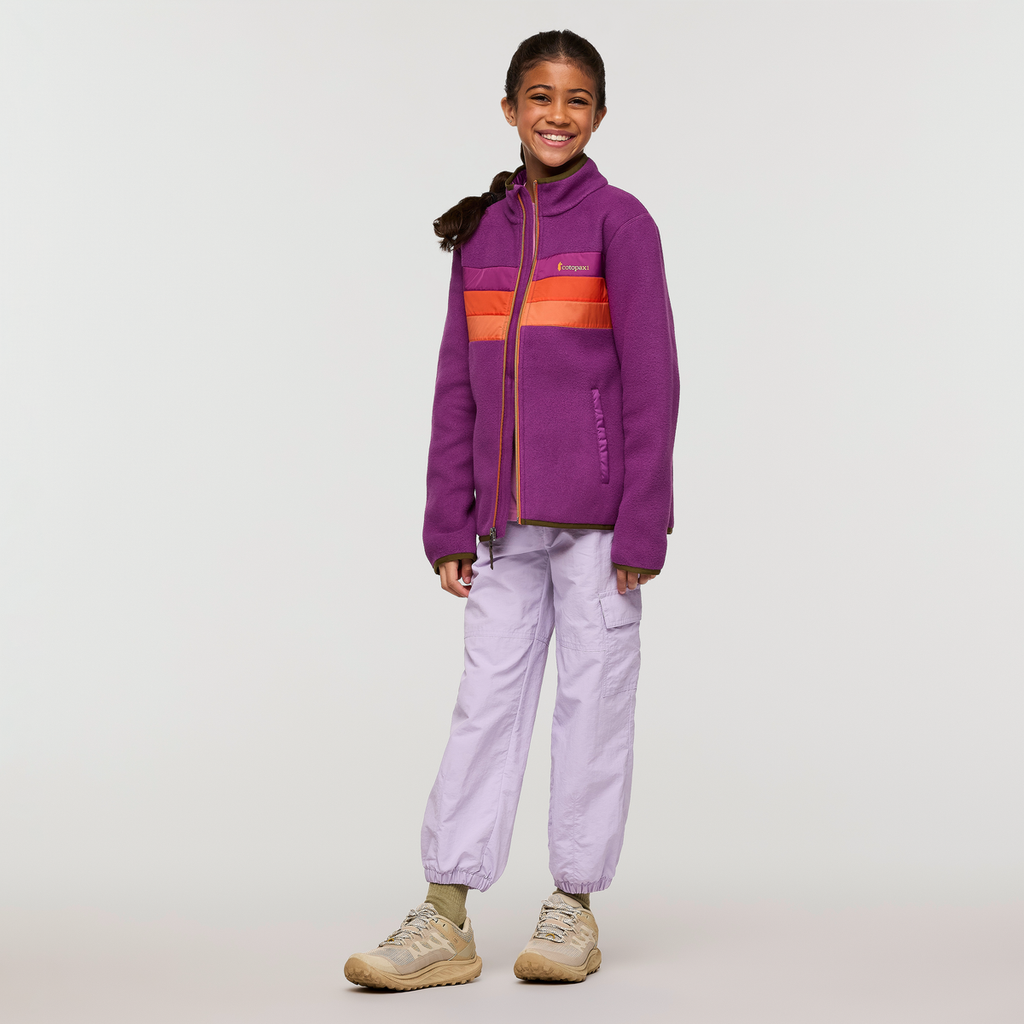 Teca Fleece Jacket - Kids', Story Time, Model Maliyah