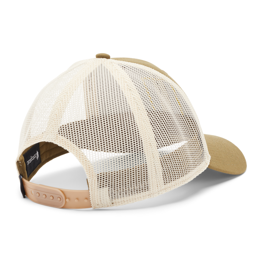 Llama Map Trucker Hat, Live Oak, Detail