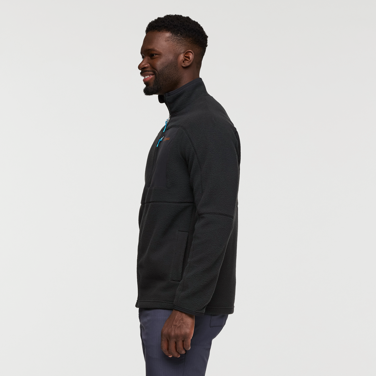 Abrazo Fleece Full-Zip Jacket - Men's, Cotopaxi Black, Model Kirk