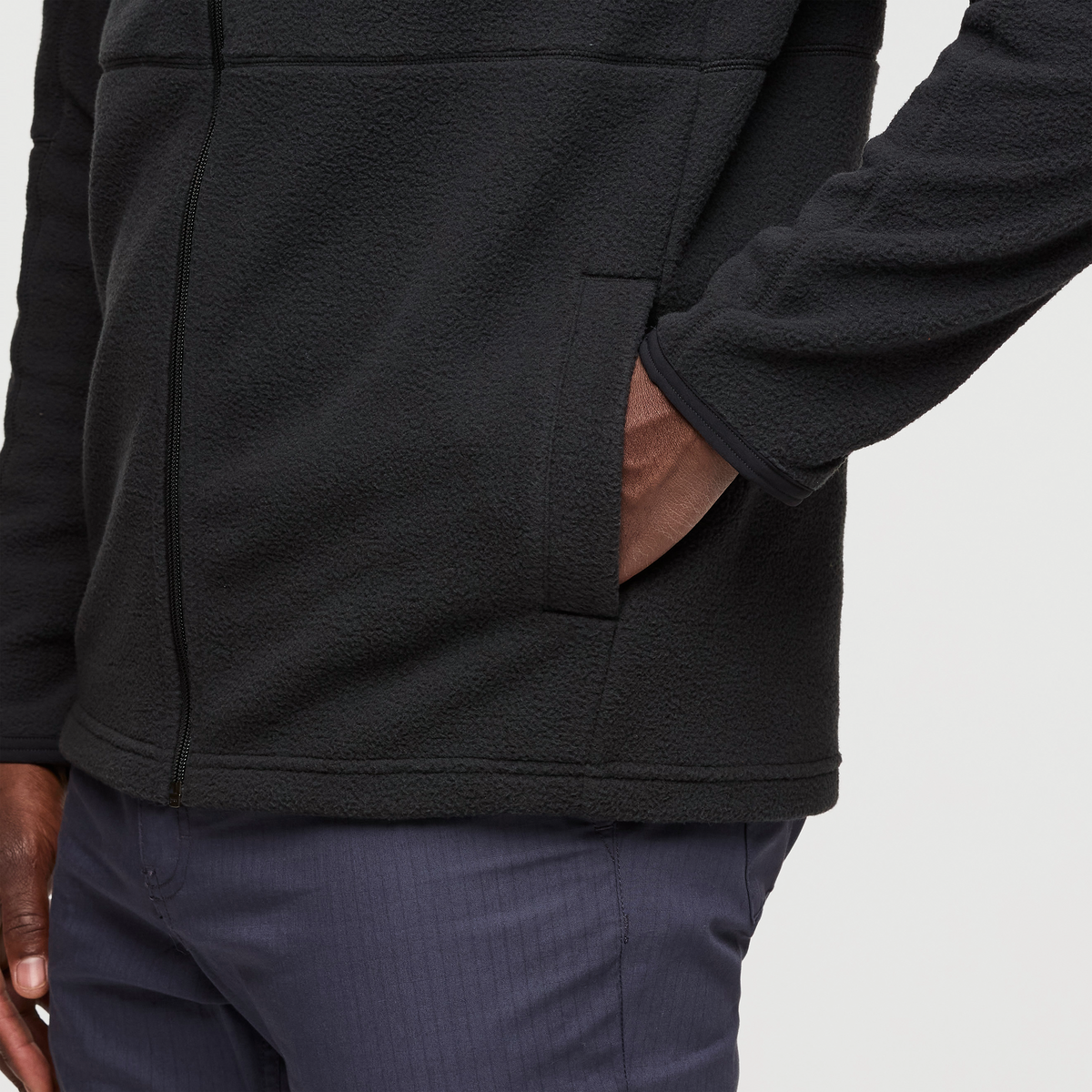 Abrazo Fleece Full-Zip Jacket - Men's, Cotopaxi Black, Model Kirk