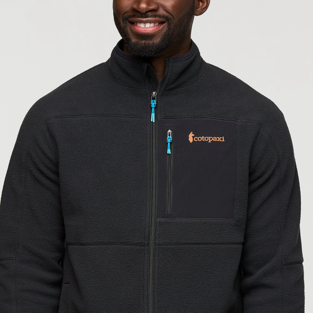 Abrazo Fleece Full-Zip Jacket - Men's, Cotopaxi Black, Model Kirk