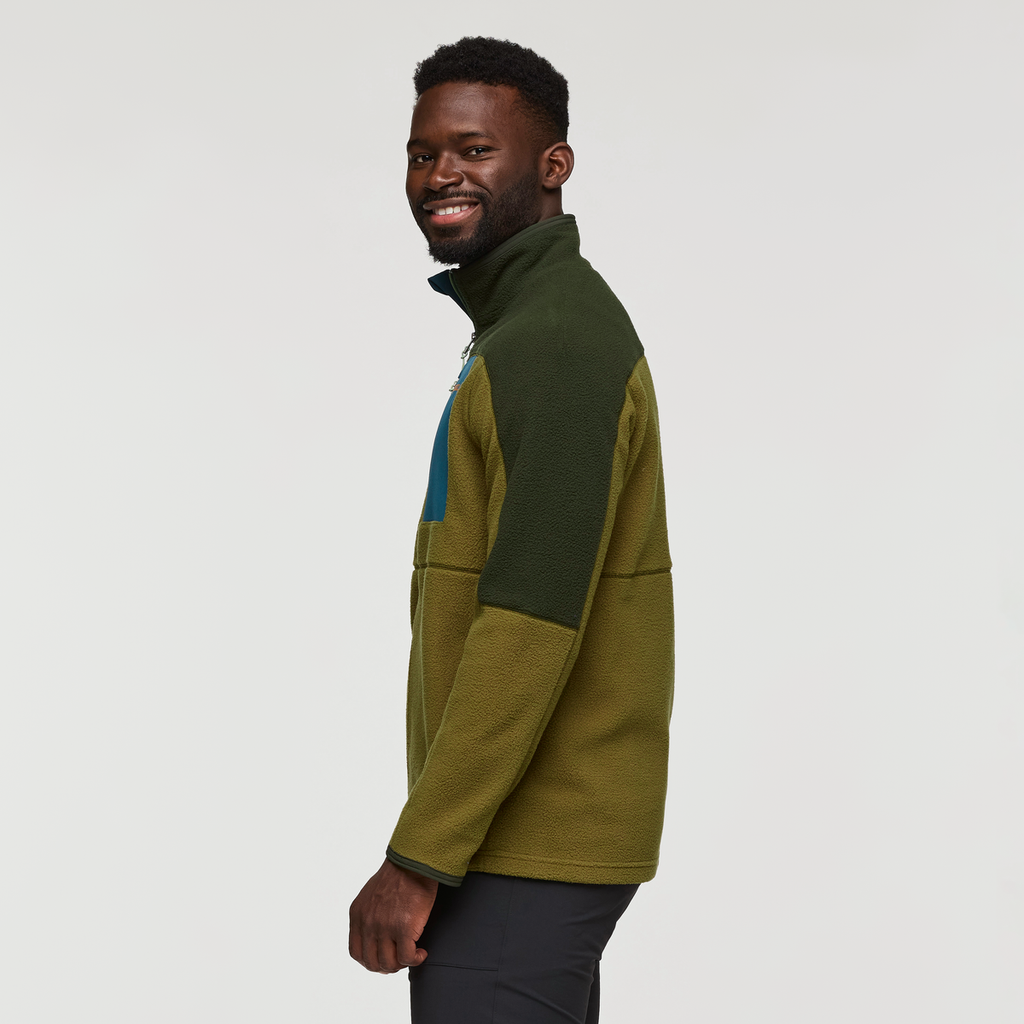 Abrazo Fleece Full-Zip Jacket - Men's, Woods/Live Oak, Model Kirk