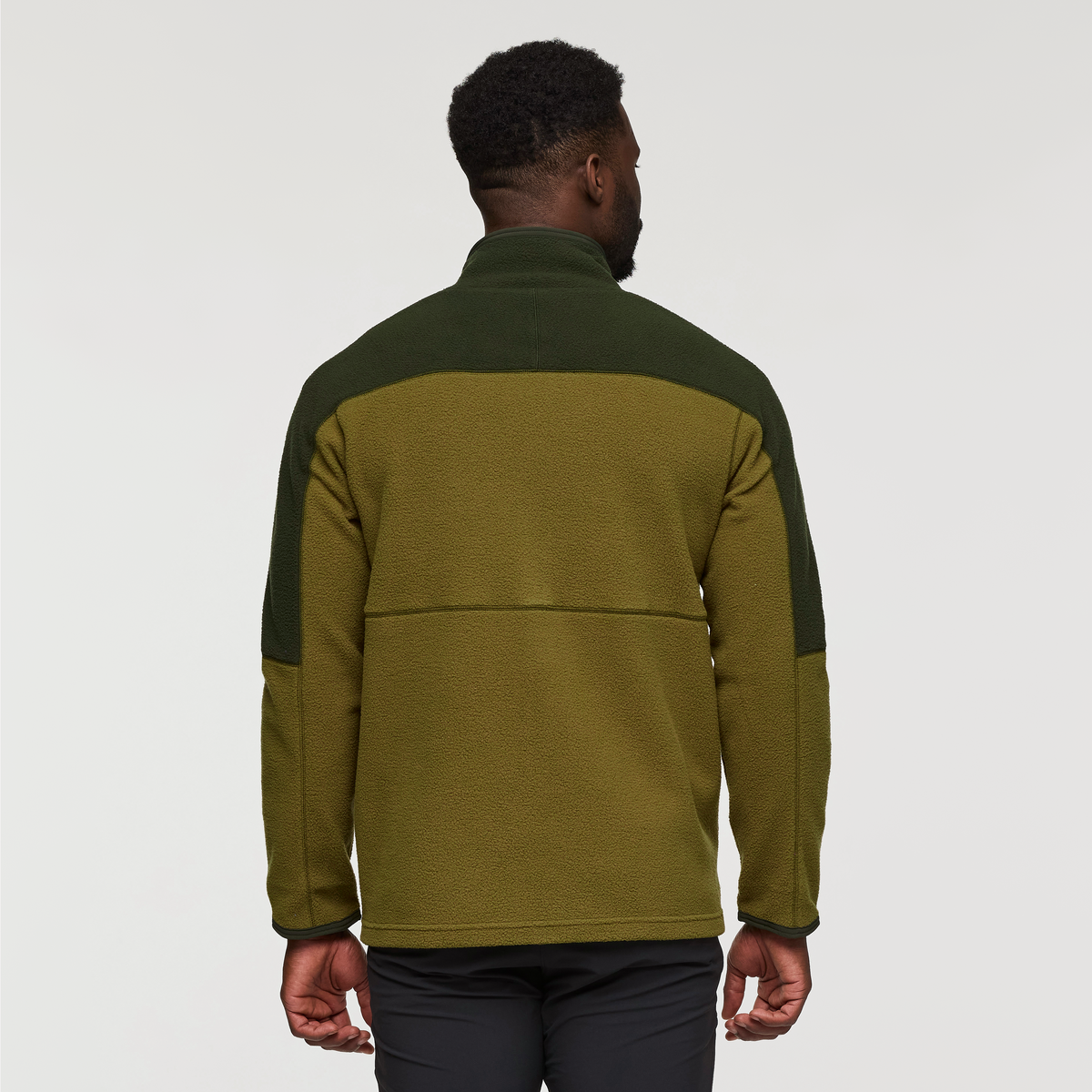 Abrazo Fleece Full-Zip Jacket - Men's, Woods/Live Oak, Model Kirk