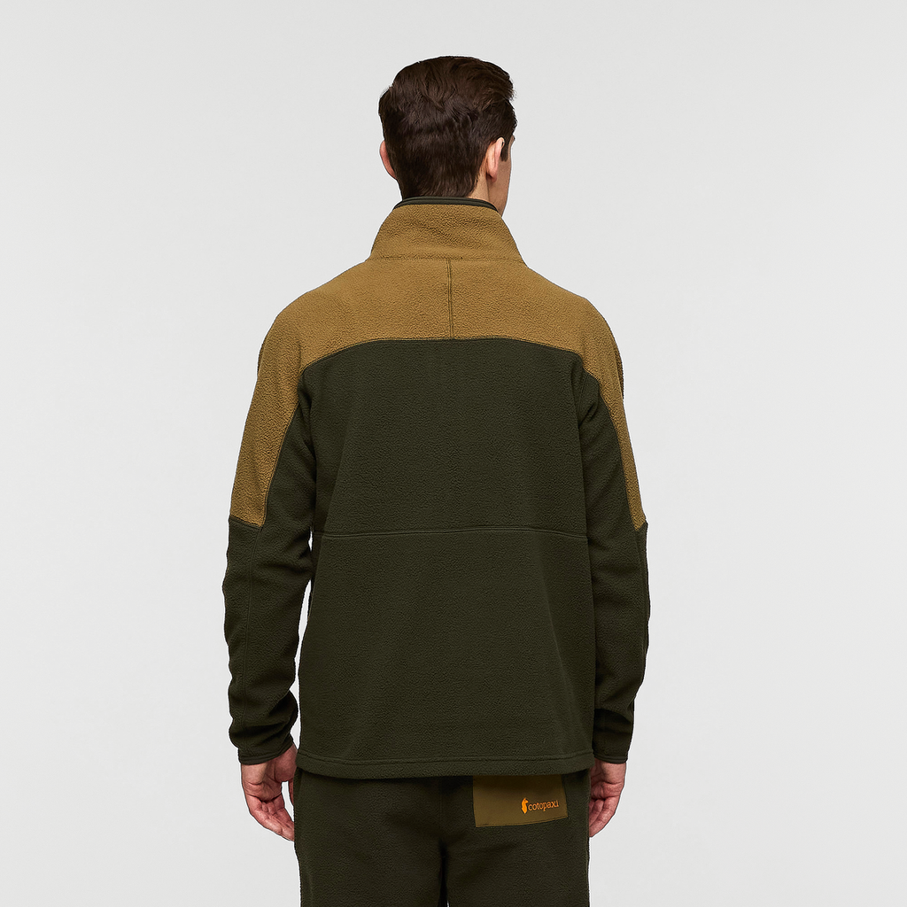 Abrazo Half-Zip Fleece Jacket - Men's, Live Oak/Woods, Model Kellan