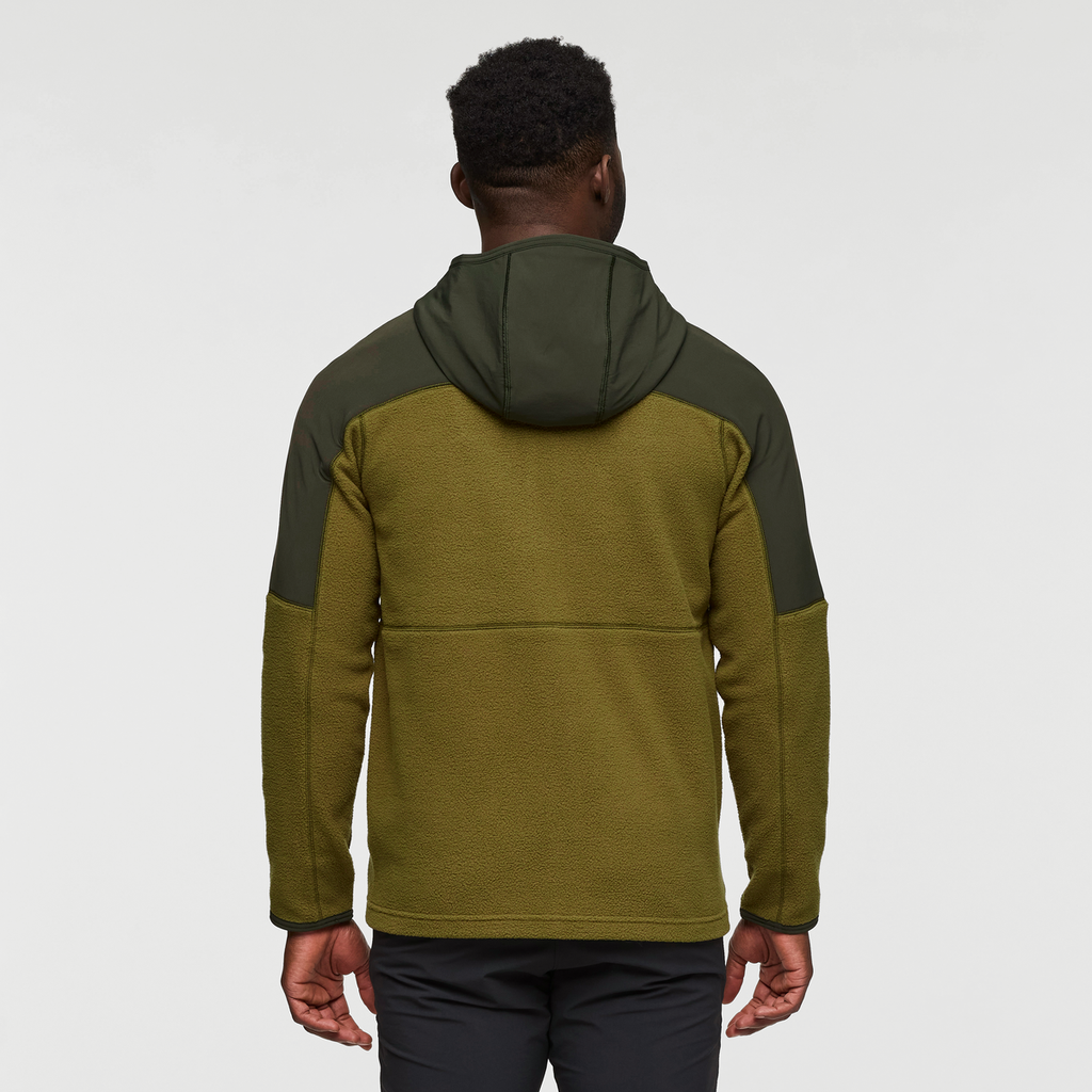 Abrazo Hooded Full-Zip Fleece Jacket - Men's, Woods/LIve Oak, Model Kirk