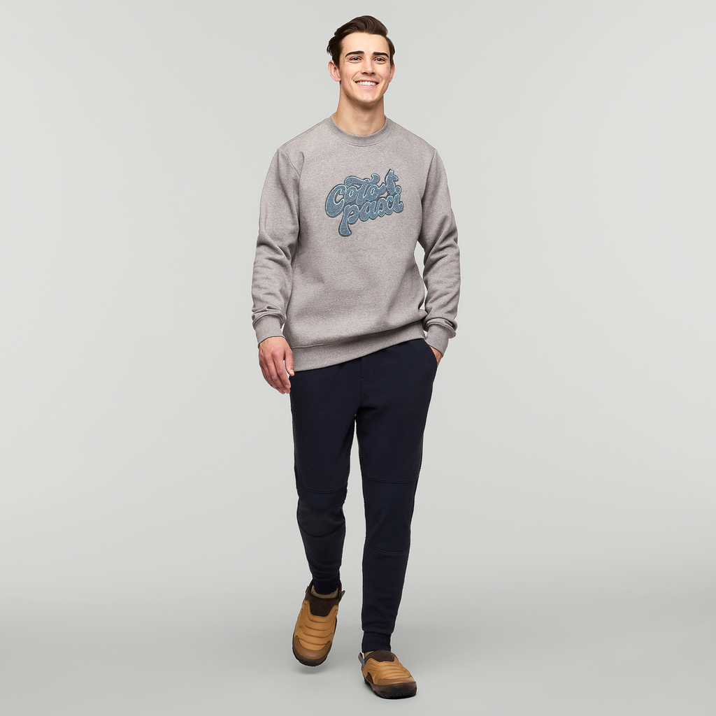Abrazo Fleece Jogger - Men's, Carbon, Model Kellan