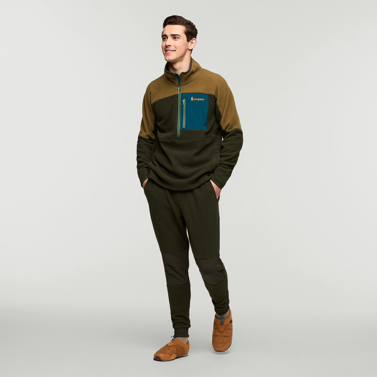 Abrazo Fleece Jogger - Men's, Woods, Model Kellan