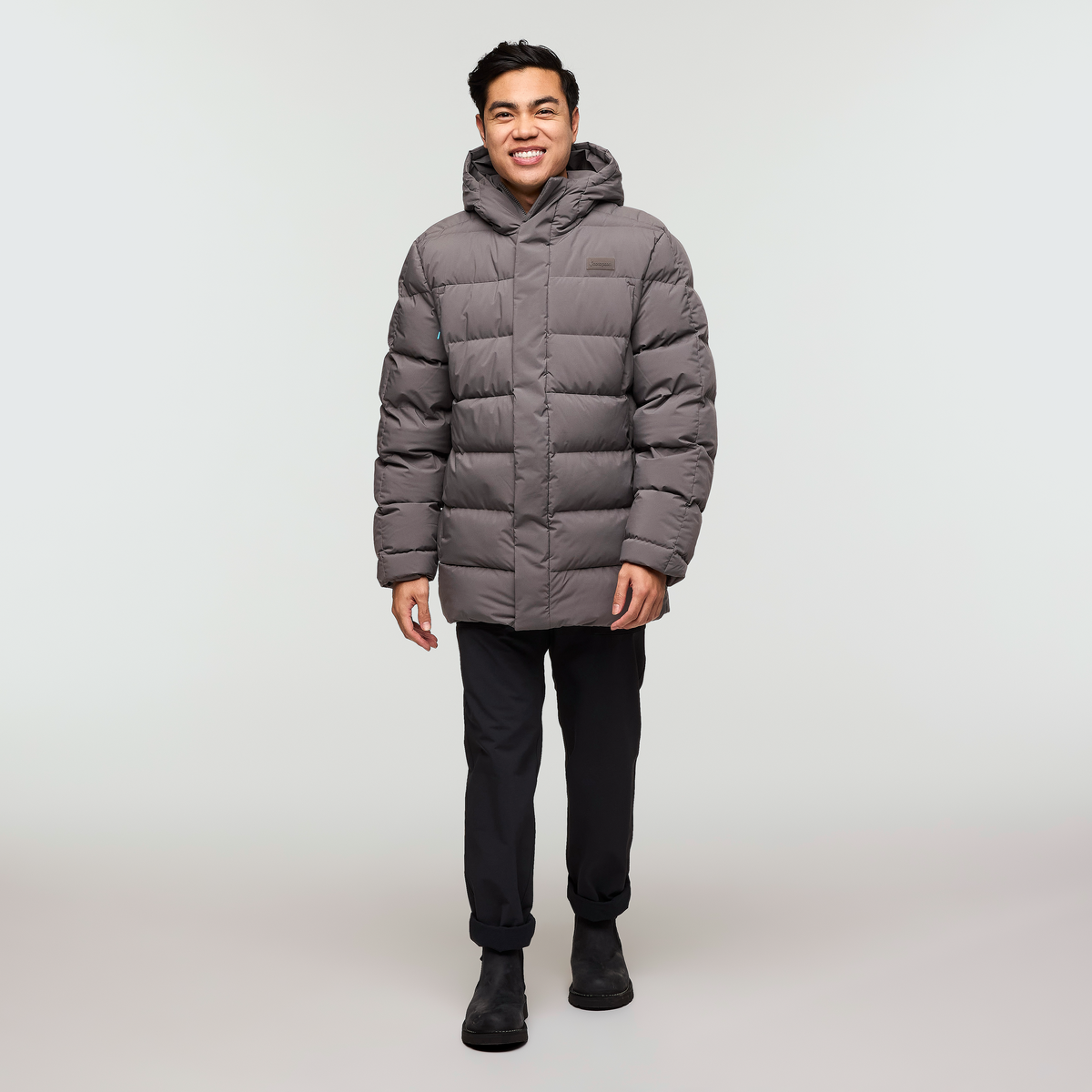 Alivio Down Parka - Men's, Cinder, Model Justin