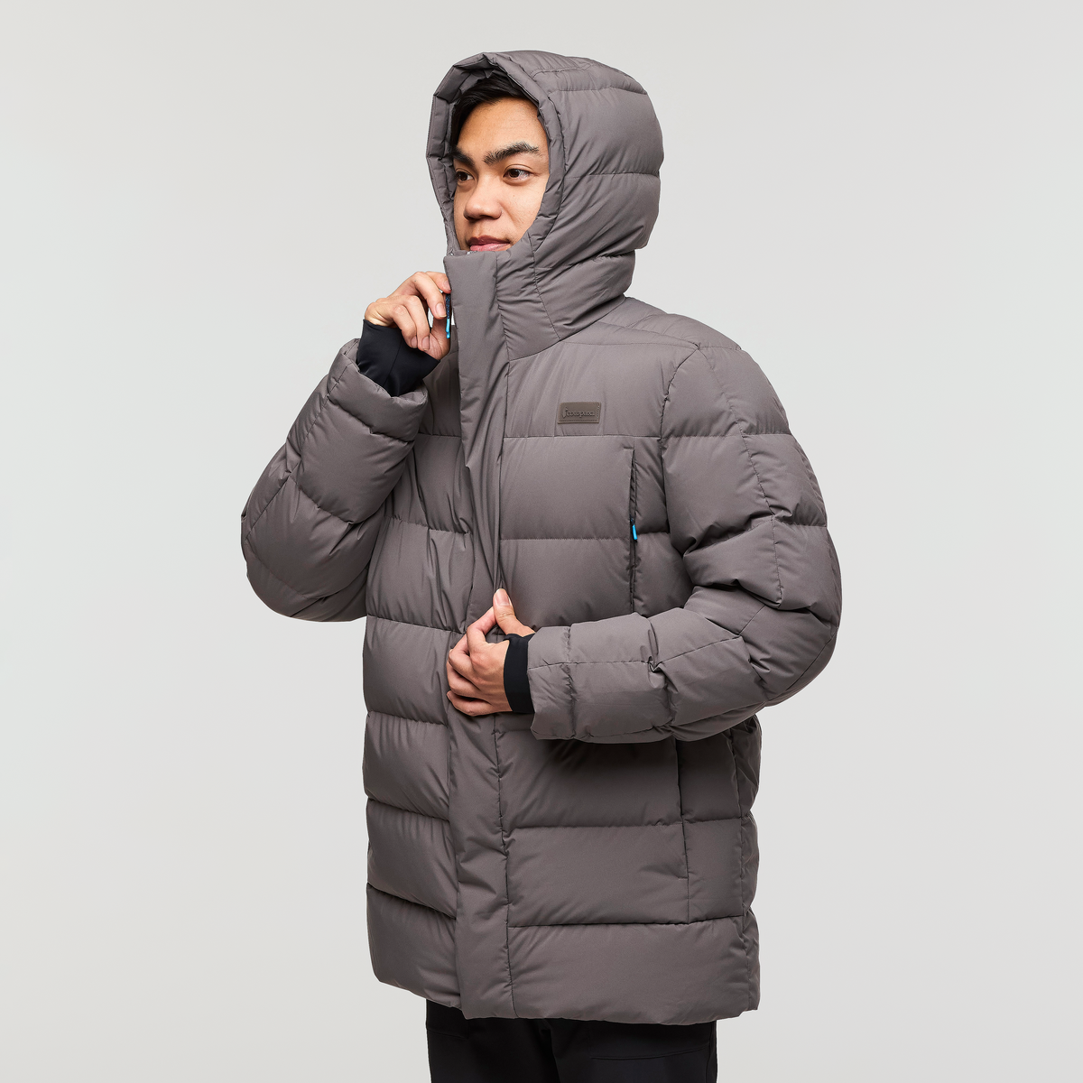Alivio Down Parka - Men's, Cinder, Model Justin