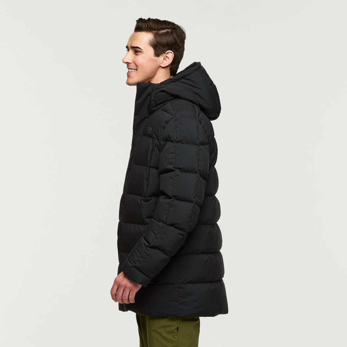 Alivio Down Parka - Men's, Cotopaxi Black, Model Kellan
