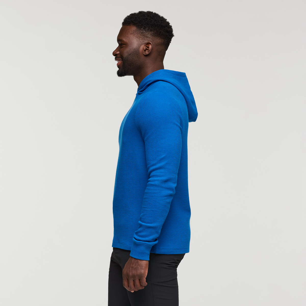Atajo Long-Sleeve Waffle Hoodie - Men's, Atlantic, Model Kirk