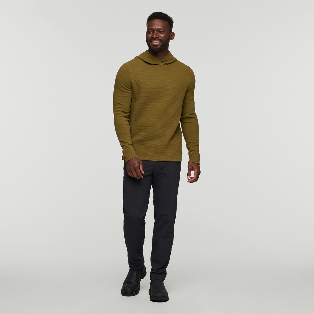 Atajo Long-Sleeve Waffle Hoodie - Men's, Live Oak, Model Kirk