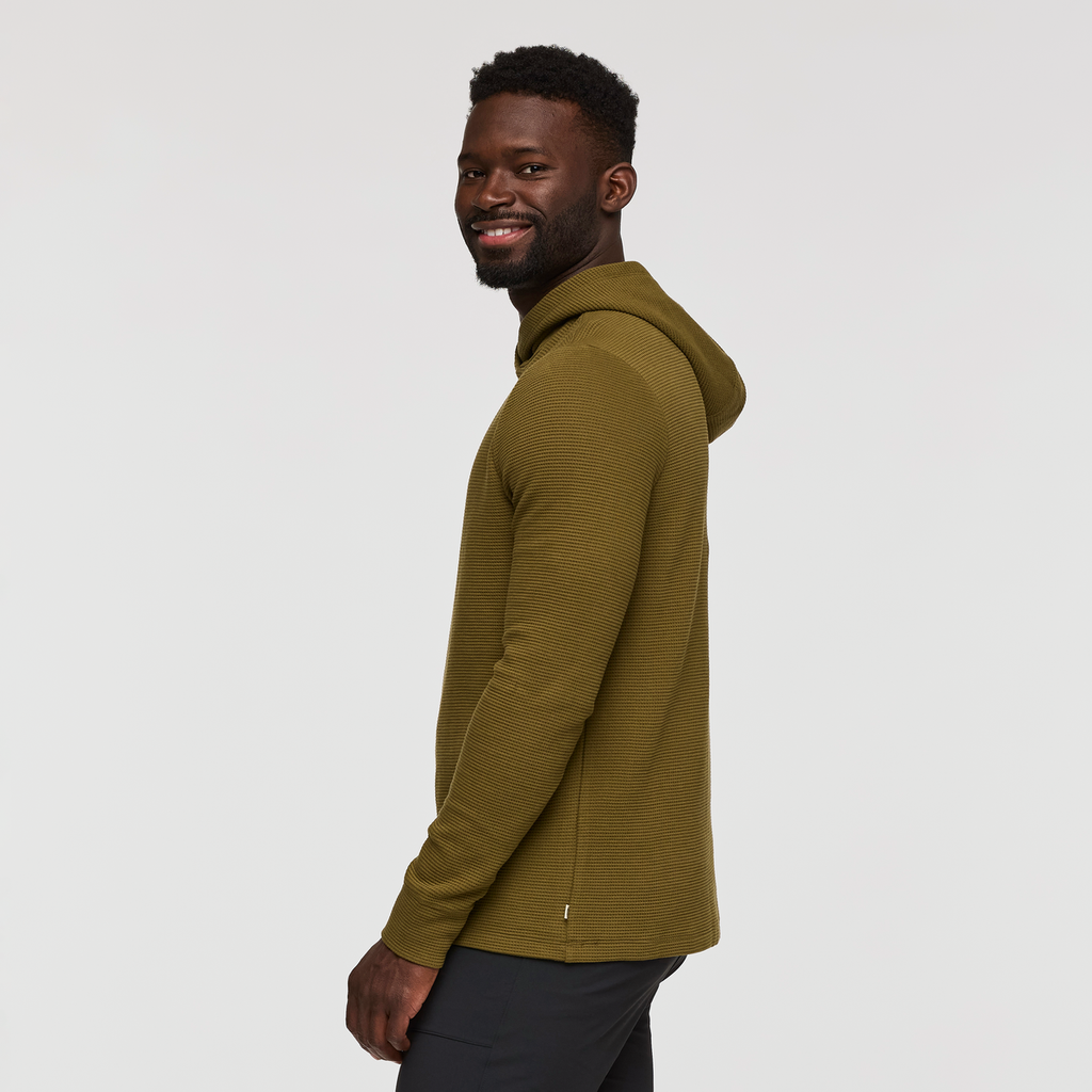 Atajo Long-Sleeve Waffle Hoodie - Men's, Live Oak, Model Kirk