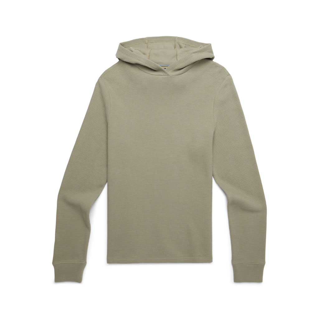 Atajo Long-Sleeve Waffle Hoodie - Men's, Stone, Model Kirk, flatlay