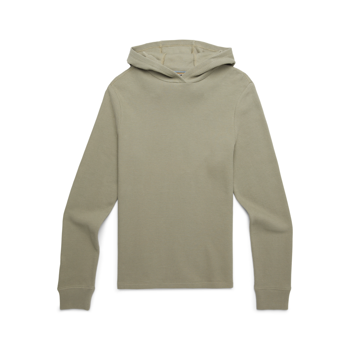 Atajo Long-Sleeve Waffle Hoodie - Men's, Stone, Model Kirk, flatlay