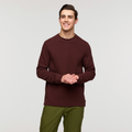 Atajo Long-Sleeve Waffle Shirt - Men's, Chestnut, Model Kellan