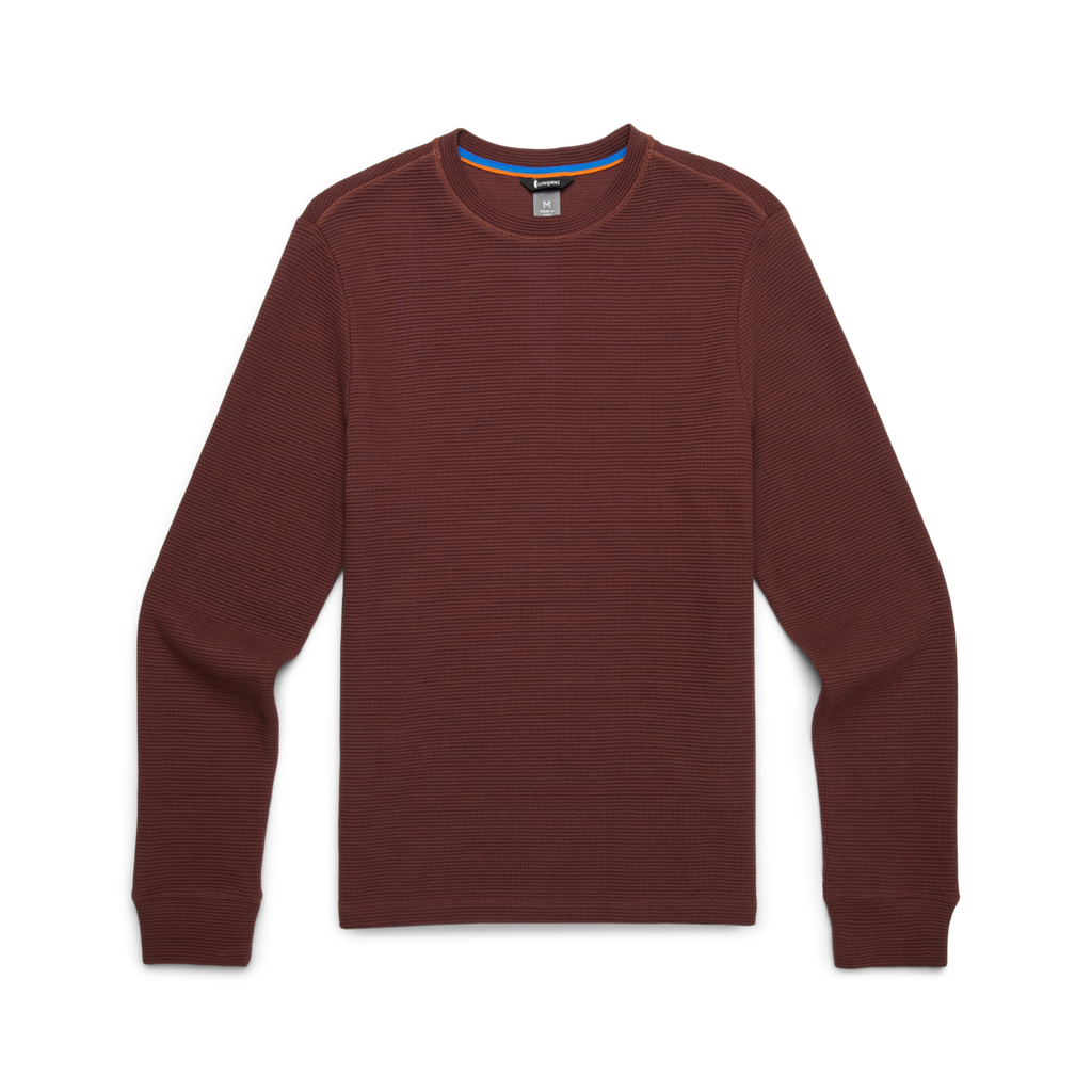 Atajo Long-Sleeve Waffle Shirt - Men's, Chestnut