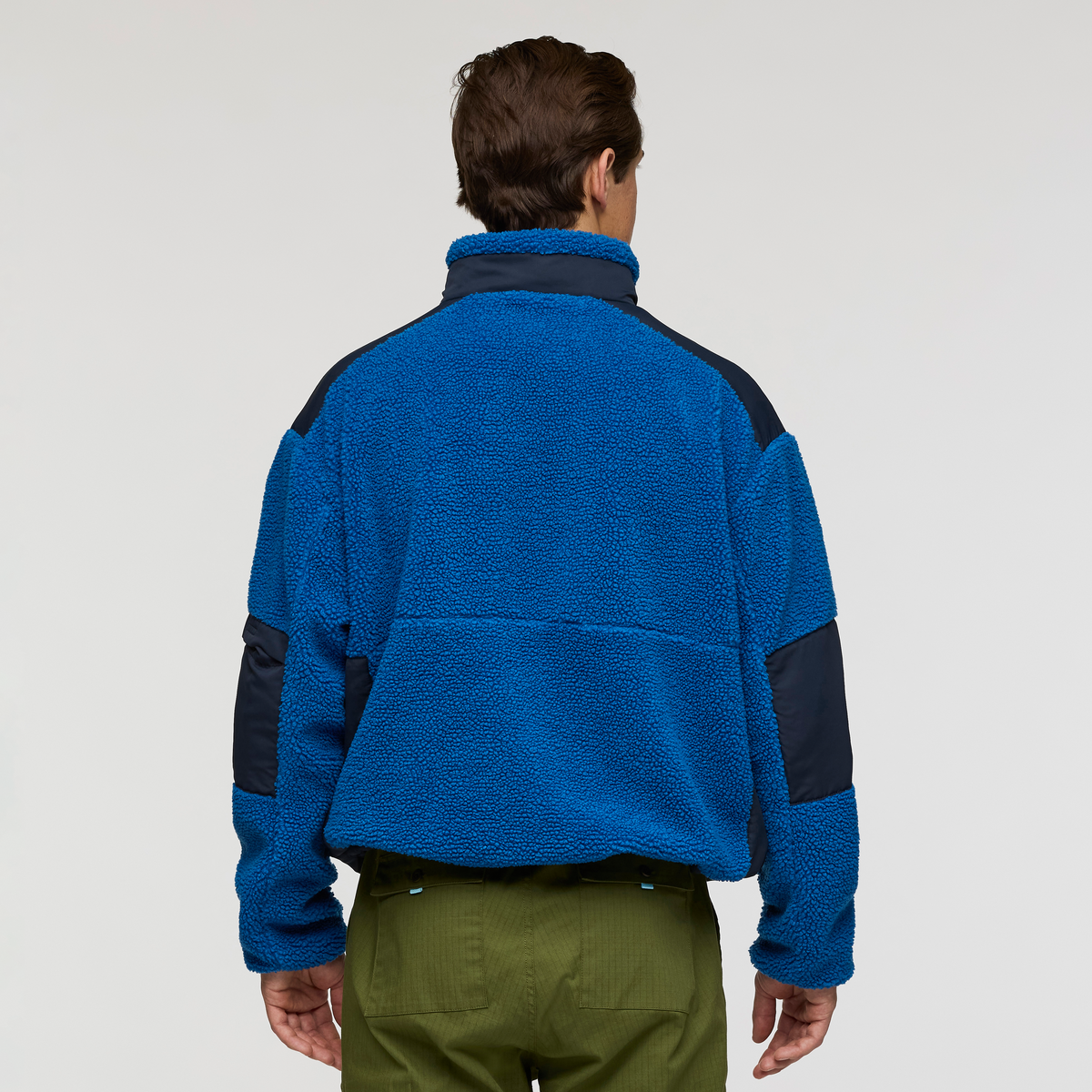 Bacano Fleece Jacket - Men's, Atlantic/Carbon, Model Kellan
