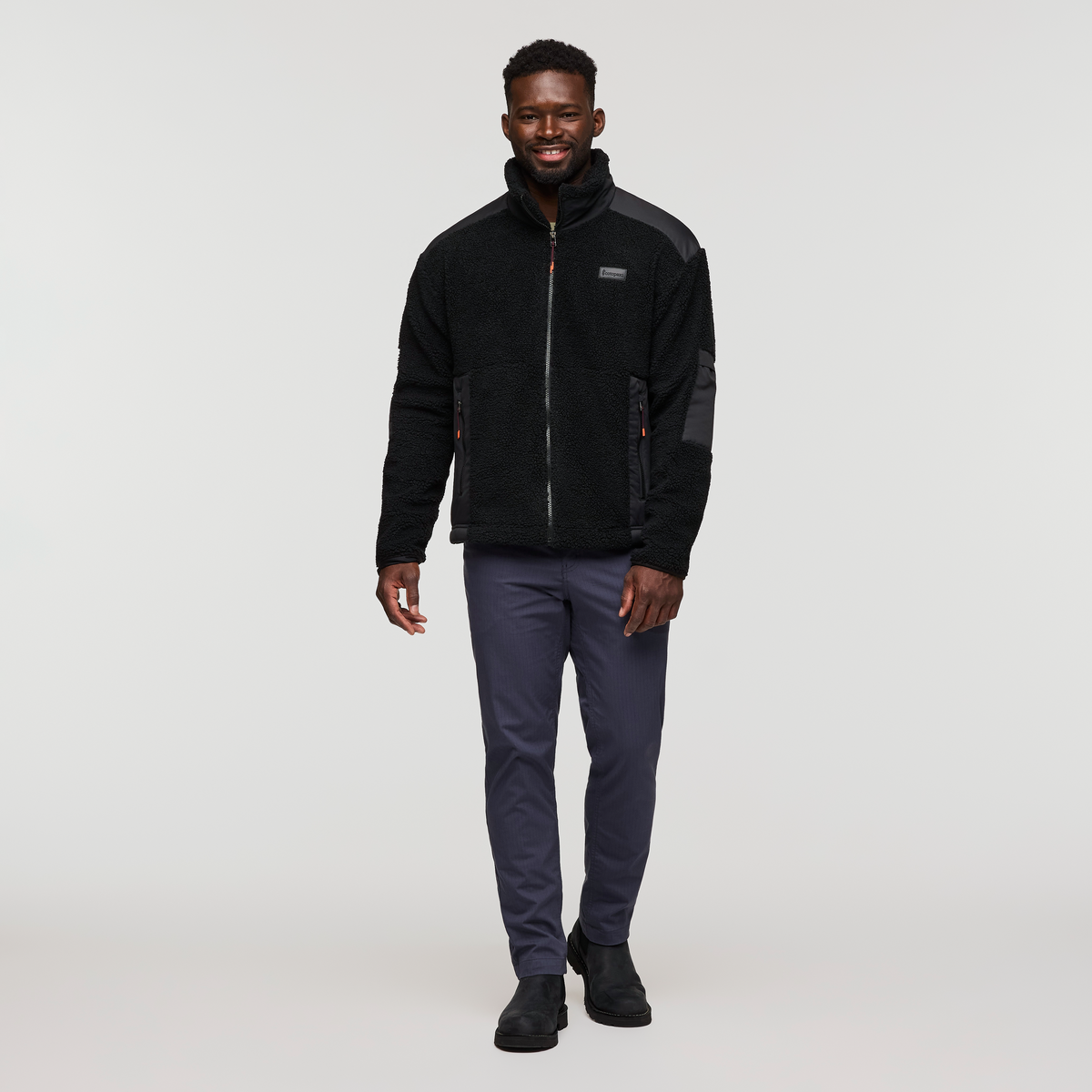 Bacano Fleece Jacket - Men's, Cotopaxi Black, Model Kirk
