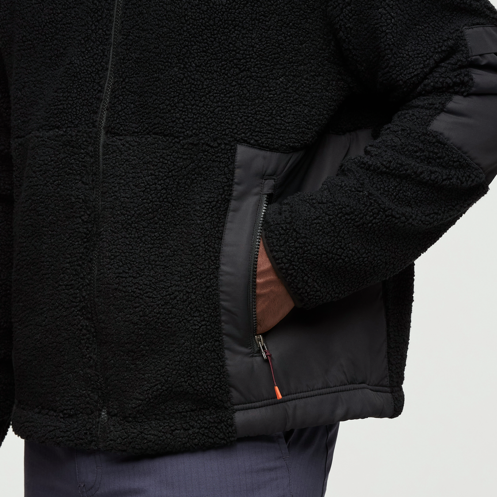 Bacano Fleece Jacket - Men's, Cotopaxi Black, Model Kirk