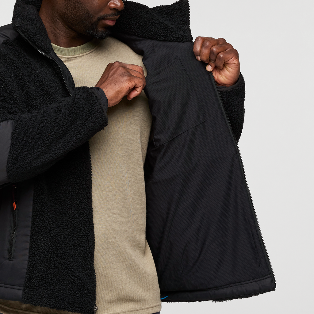 Bacano Fleece Jacket - Men's, Cotopaxi Black, Model Kirk