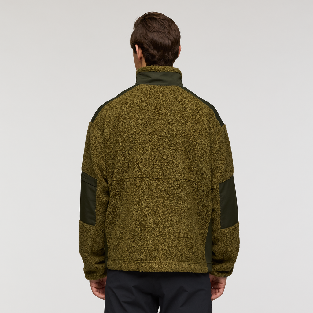 Bacano Fleece Jacket - Men's, Live Oak/Woods, Model Kellan