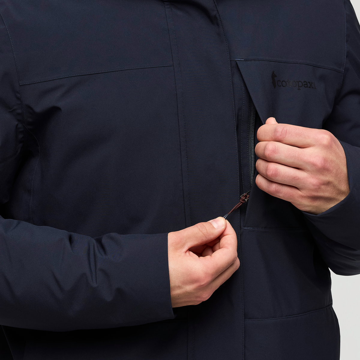 Calidez Down Parka - Men's, Carbon, Model Kellan