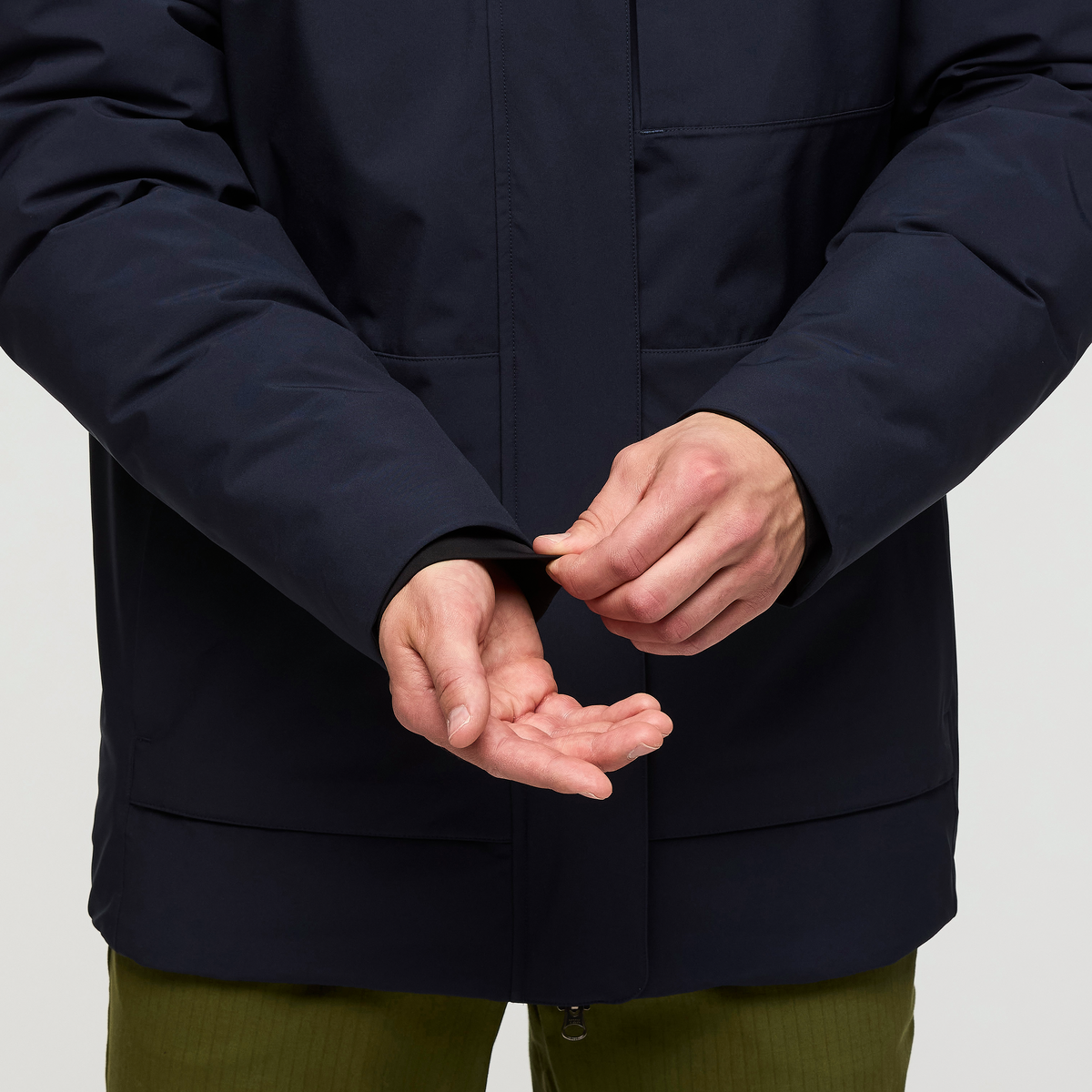 Calidez Down Parka - Men's, Carbon, Model Kellan