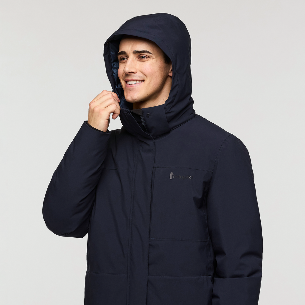Calidez Down Parka - Men's, Carbon, Model Kellan