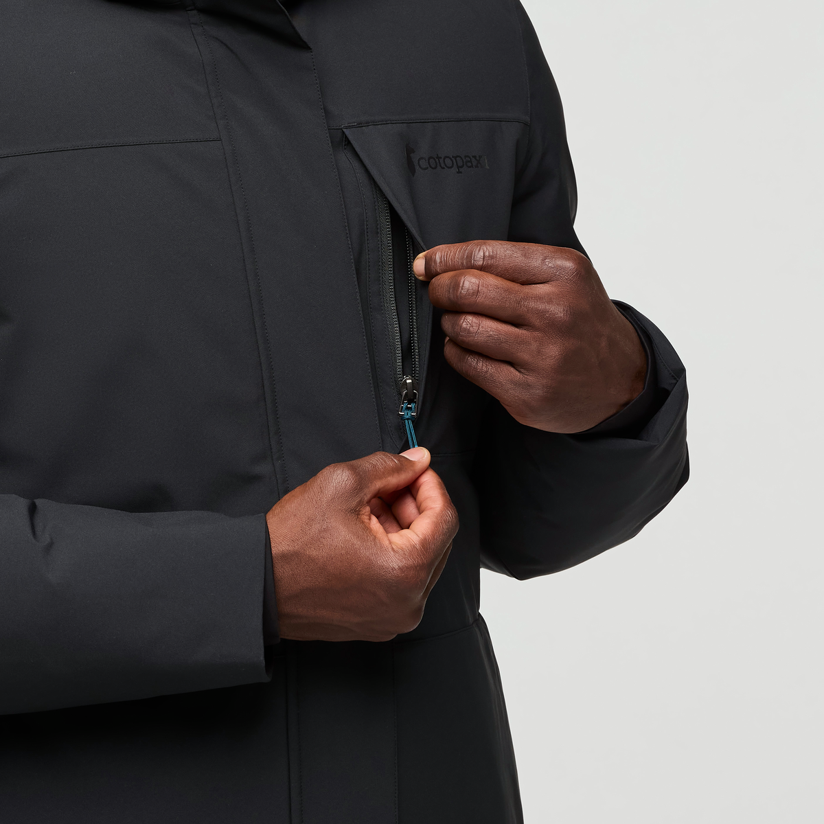 Calidez Down Parka - Men's, Cotopaxi Black, Model Kirk
