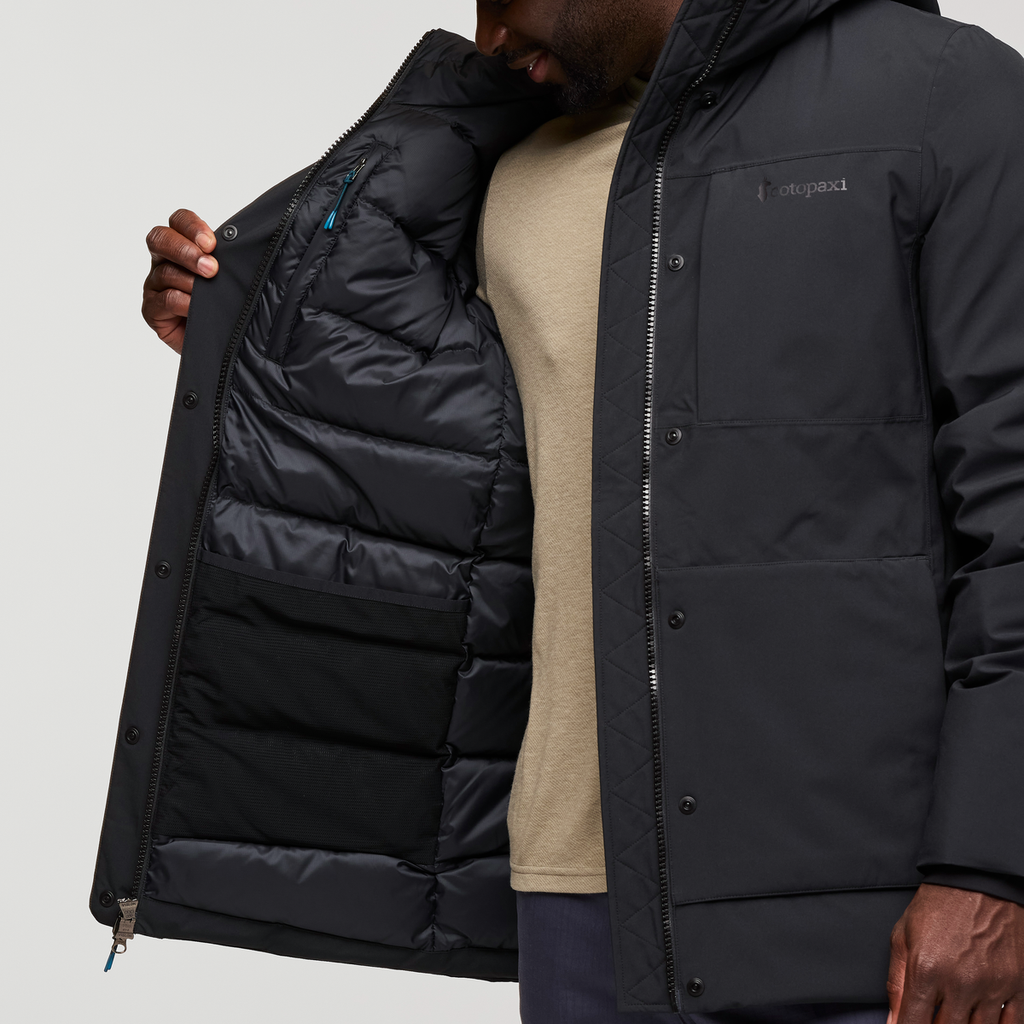Calidez Down Parka - Men's, Cotopaxi Black, Model Kirk