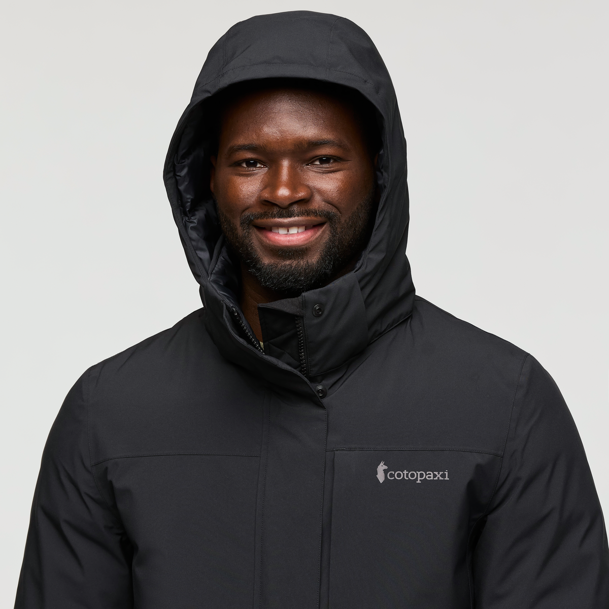 Calidez Down Parka - Men's, Cotopaxi Black, Model Kirk
