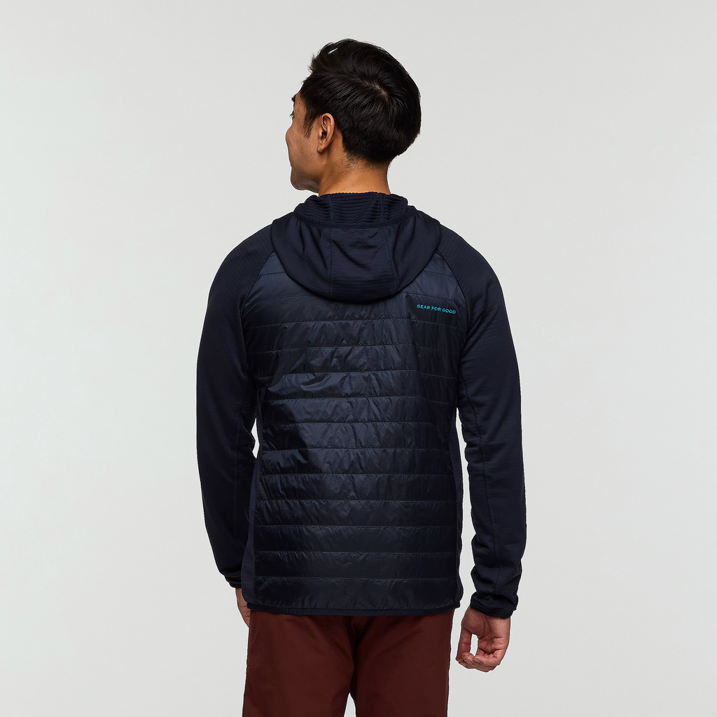 Capa Hybrid Insulated Hooded Jacket - Men's, Carbon, Model Justin