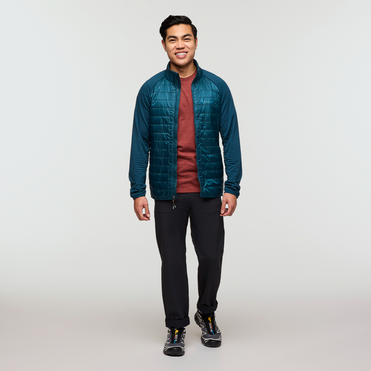 Capa Hybrid Insulated Jacket - Men's, Abyss, Model Justin
