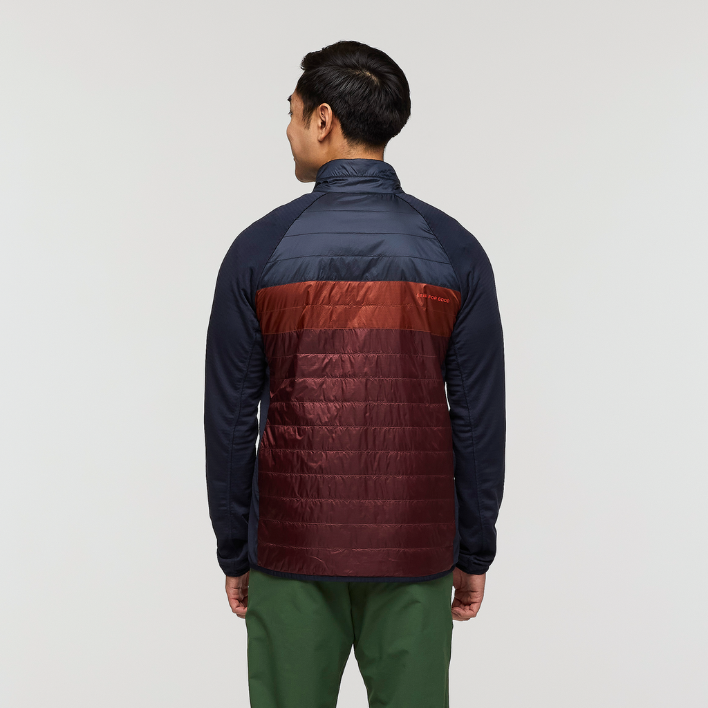 Capa Hybrid Insulated Jacket - Men's, Carbon/Chestnut, Model Justin