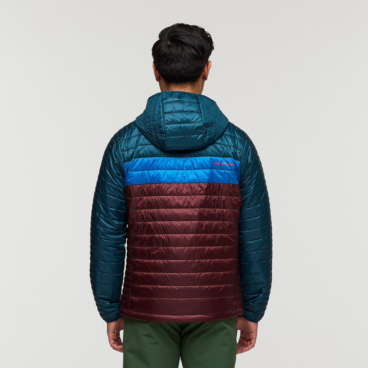 Capa Insulated Hooded Jacket - Men's, Abyss/Chestnut, Model Justin