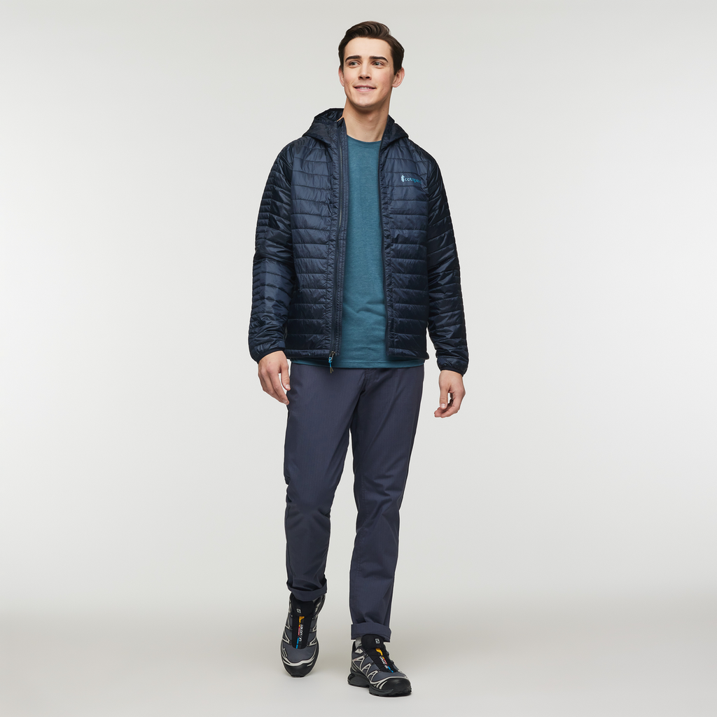 Capa Insulated Hooded Jacket - Men's, Carbon, Model Kellan