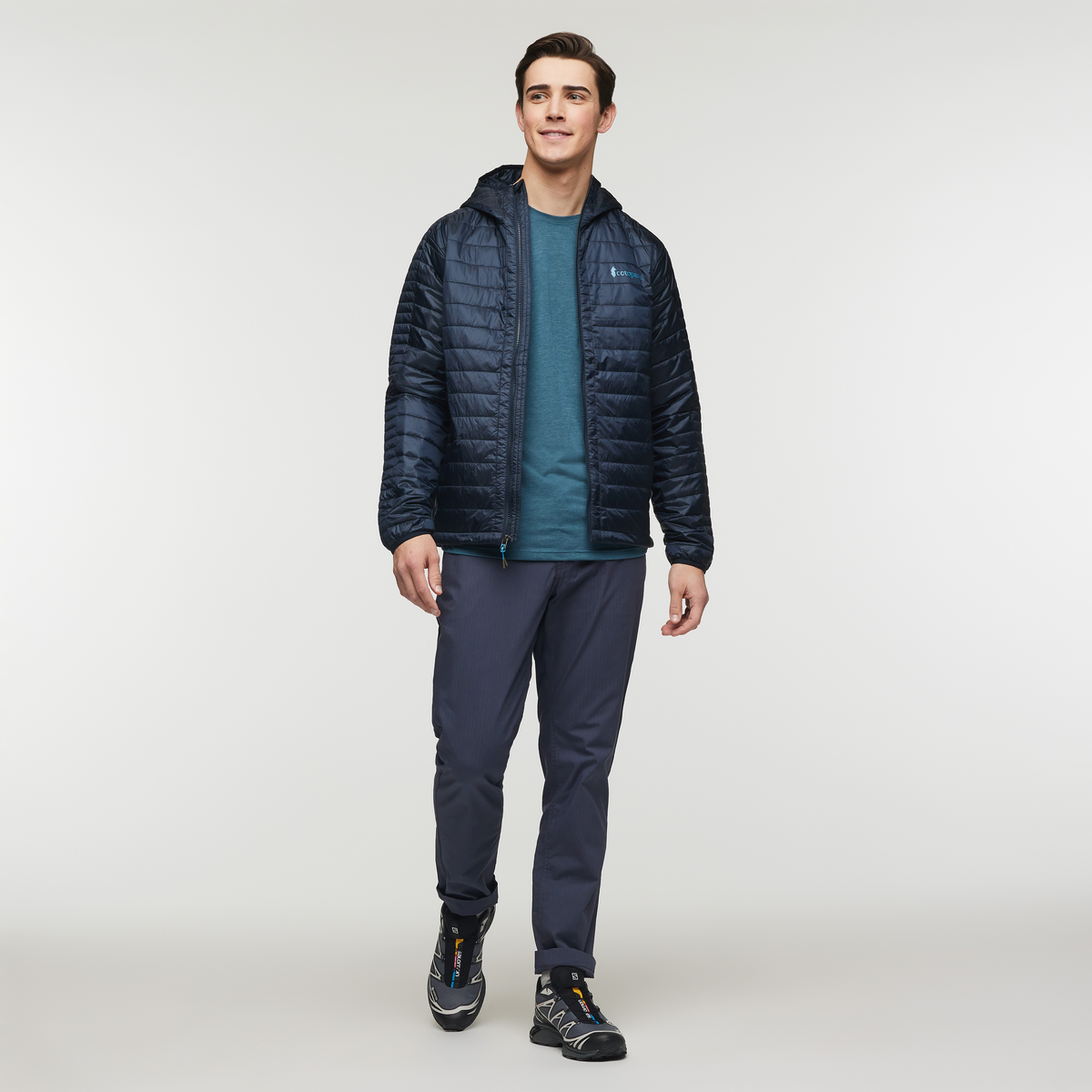 Capa Insulated Hooded Jacket - Men's, Carbon, Model Kellan