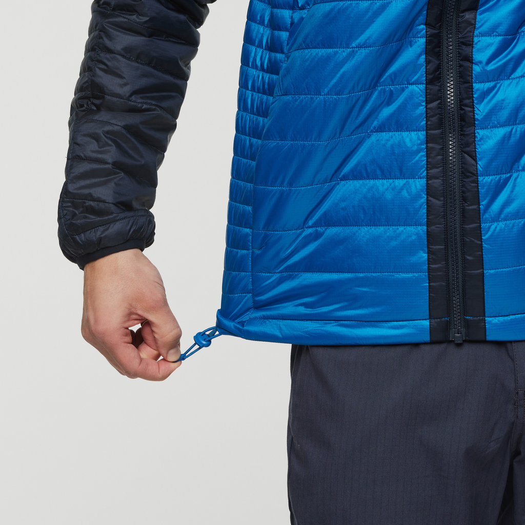 Capa Insulated Jacket - Men's, Carbon/Atlantic, Model Kellan