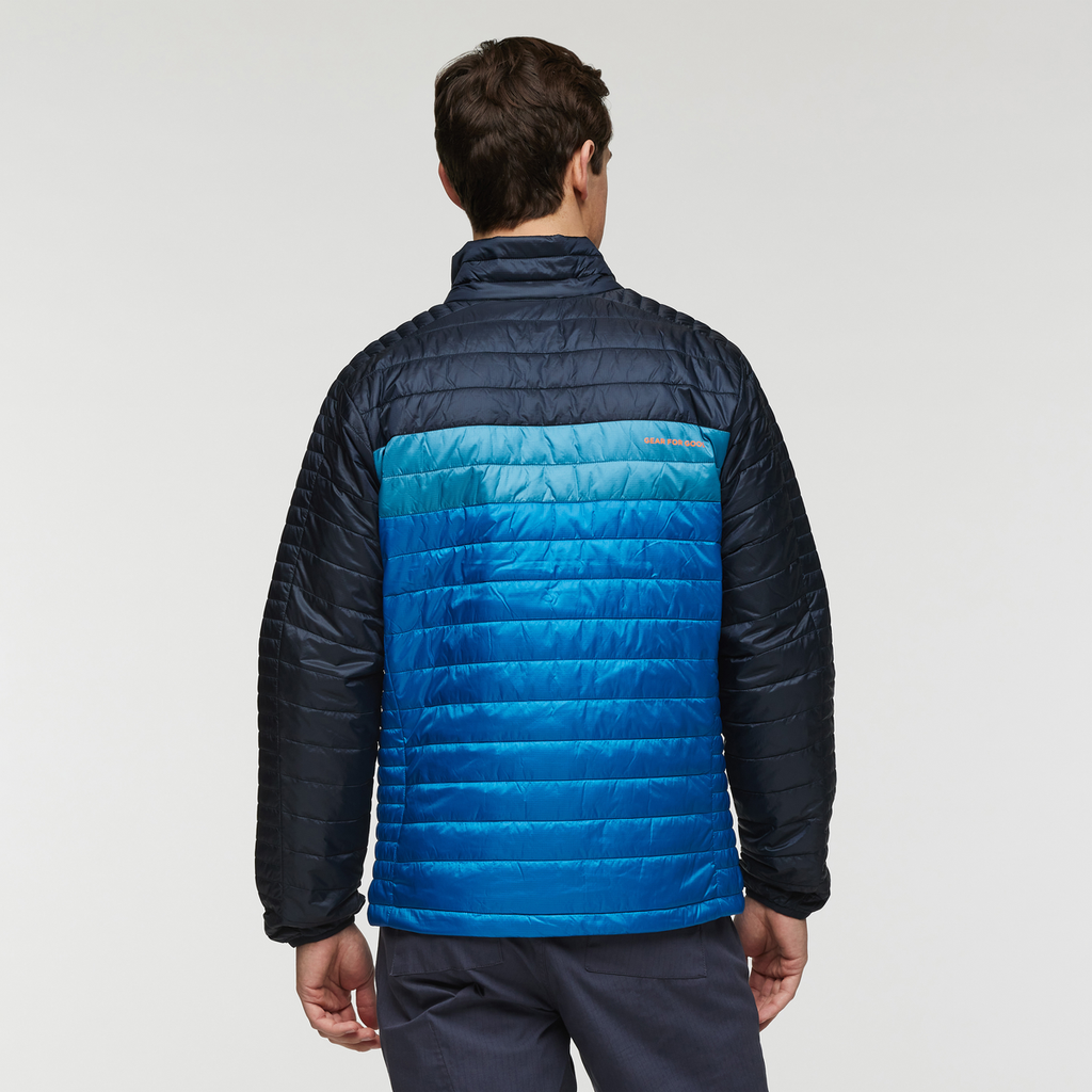 Capa Insulated Jacket - Men's, Carbon/Atlantic, Model Kellan