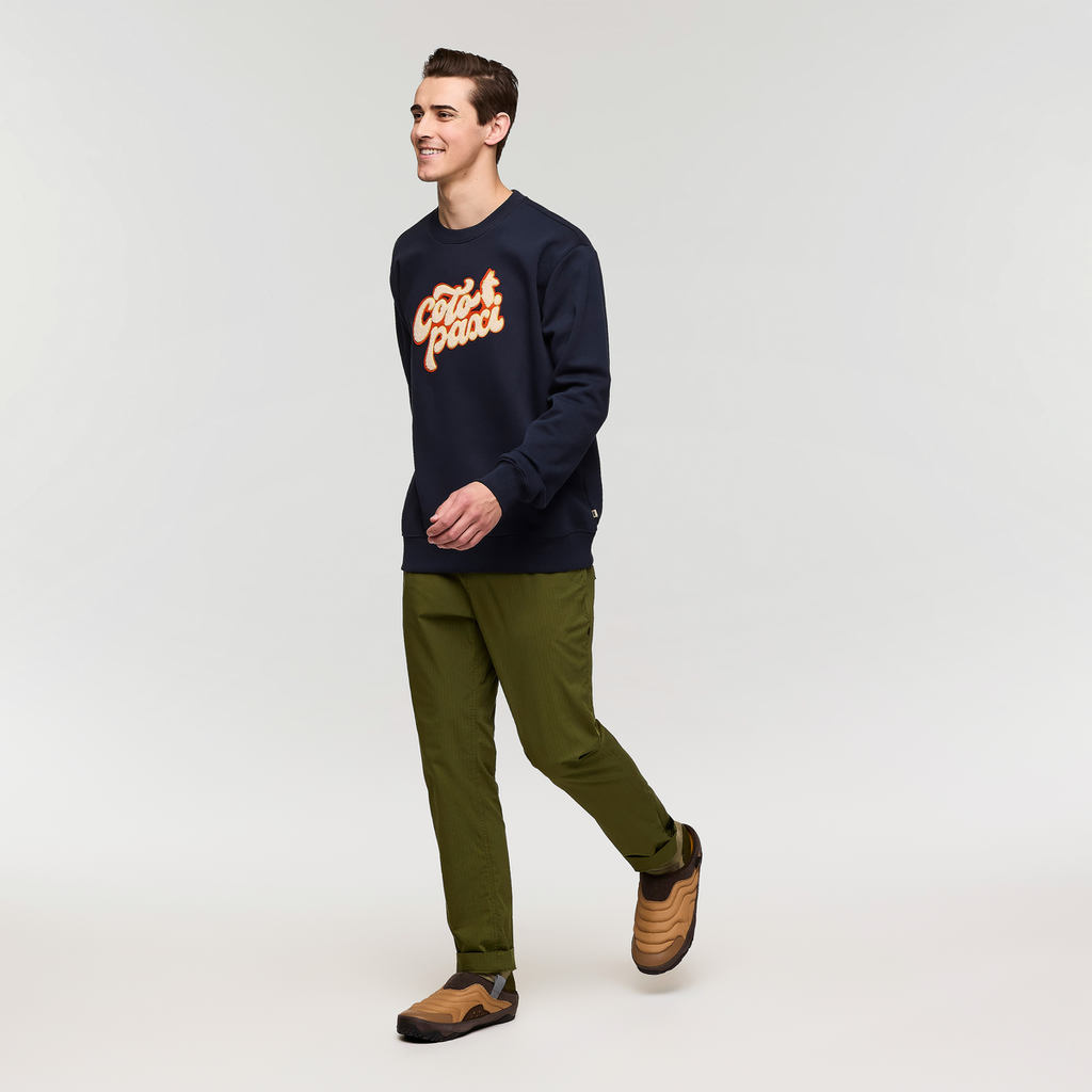 Coto-Patch Crew Sweatshirt - Men's, Carbon, Model Kellan