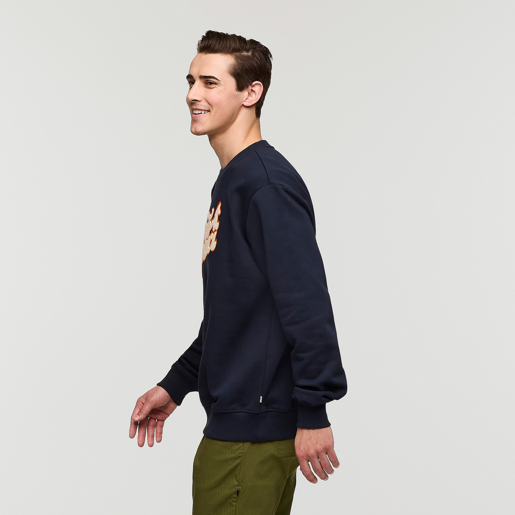 Coto-Patch Crew Sweatshirt - Men's, Carbon, Model Kellan