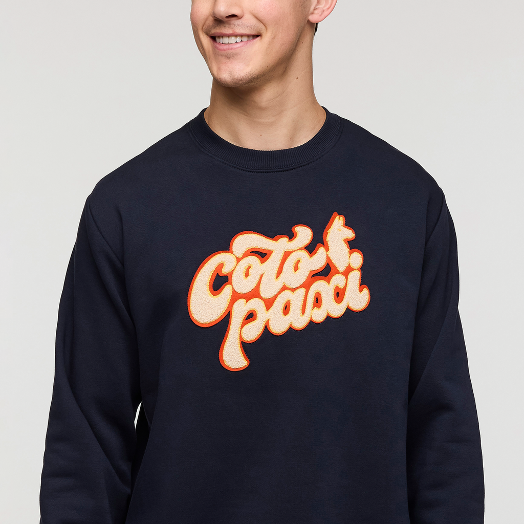 Coto-Patch Crew Sweatshirt - Men's, Carbon, Model Kellan