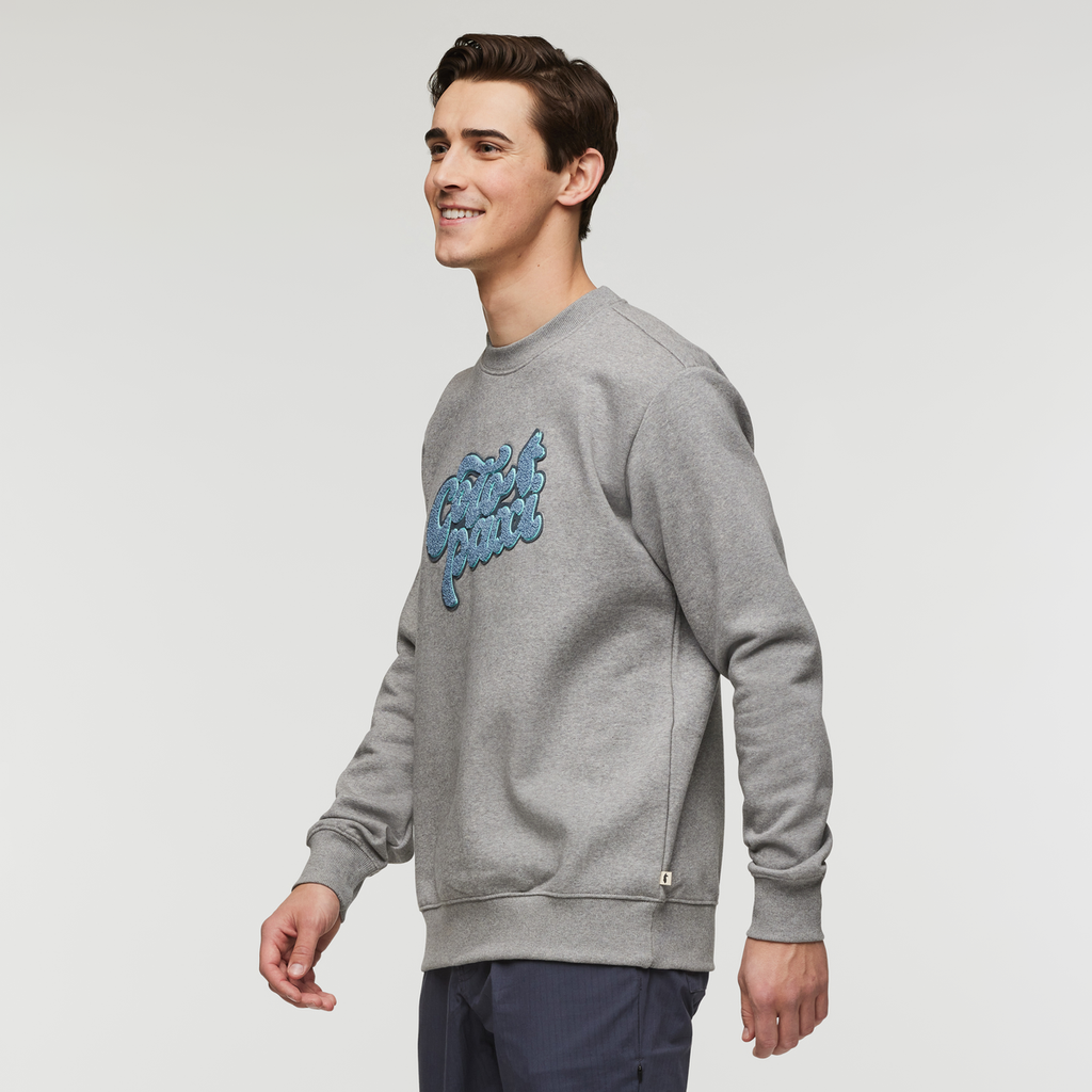 Coto-Patch Crew Sweatshirt - Men's, Heather Grey, Model Kellan