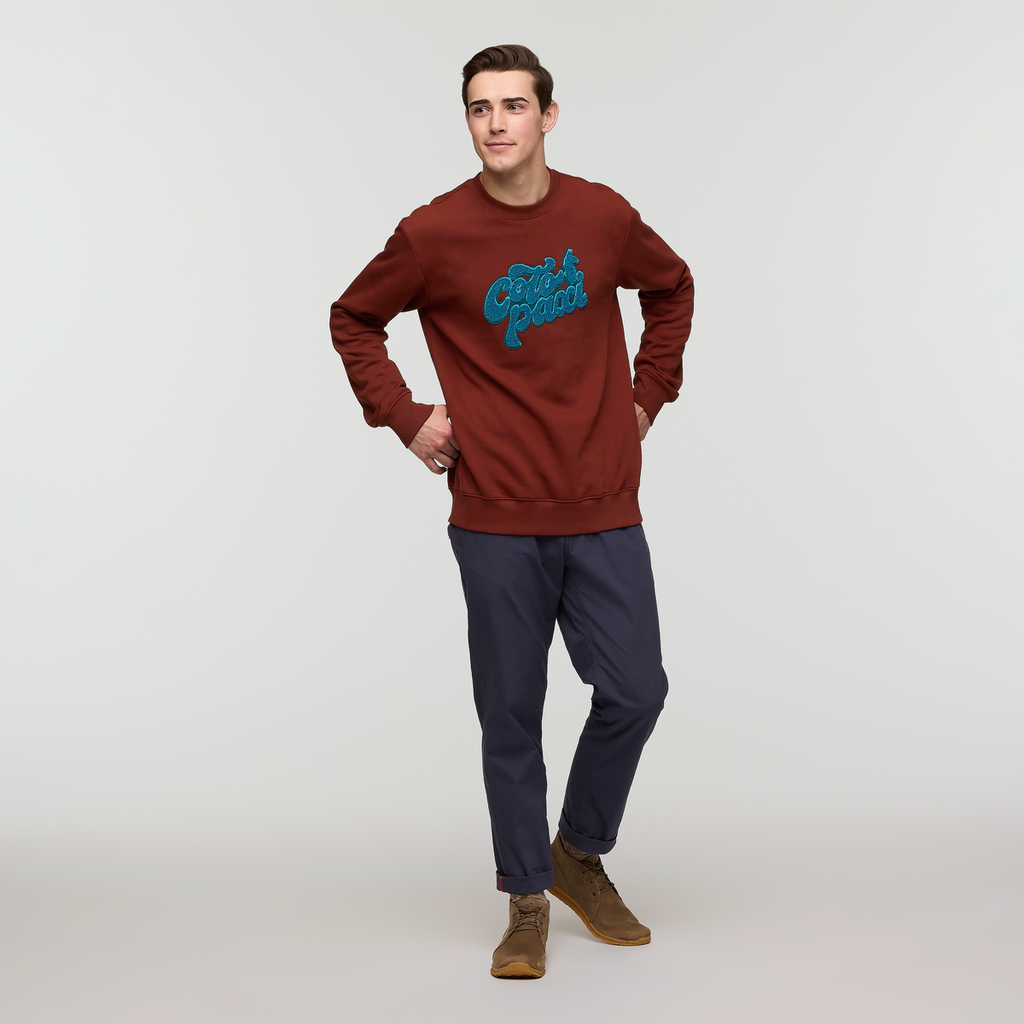 Coto-Patch Crew Sweatshirt - Men's, Rusty, Model Kellan