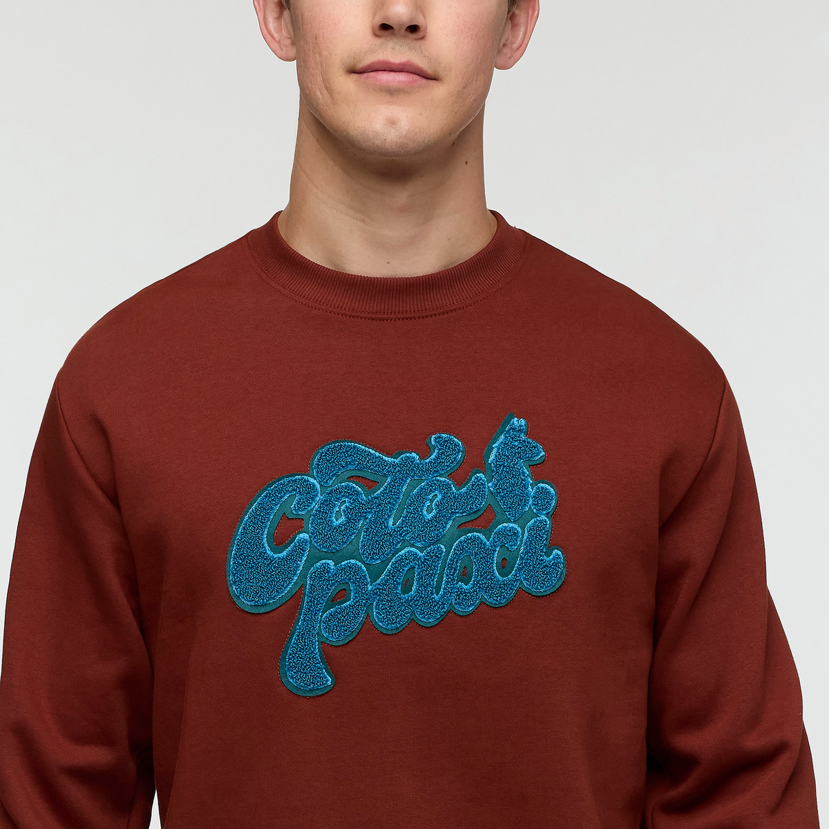 Coto-Patch Crew Sweatshirt - Men's, Rusty, Model Kellan