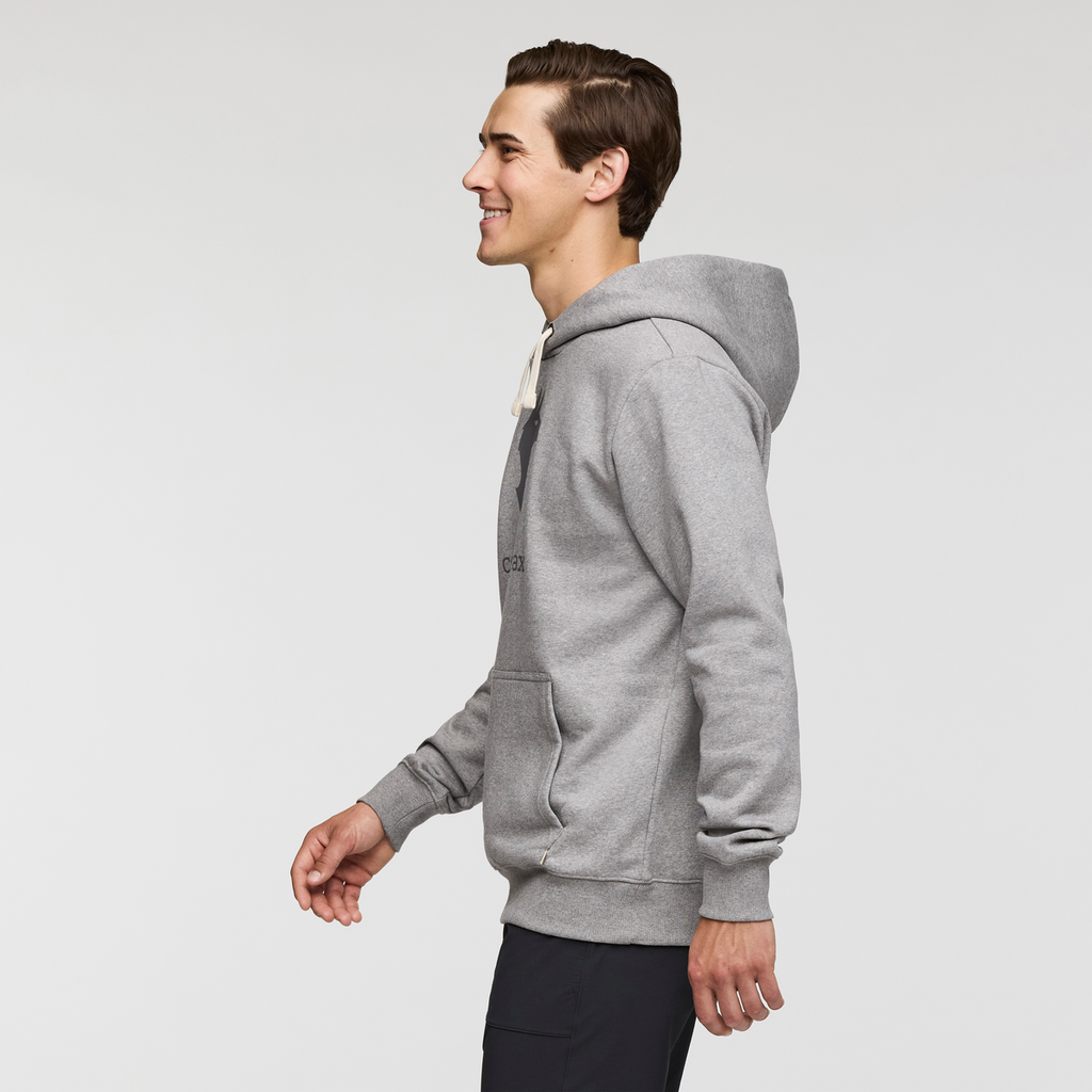 Cotopaxi Llama Pullover Hoodie - Men's, Heather Grey, Model Kellan