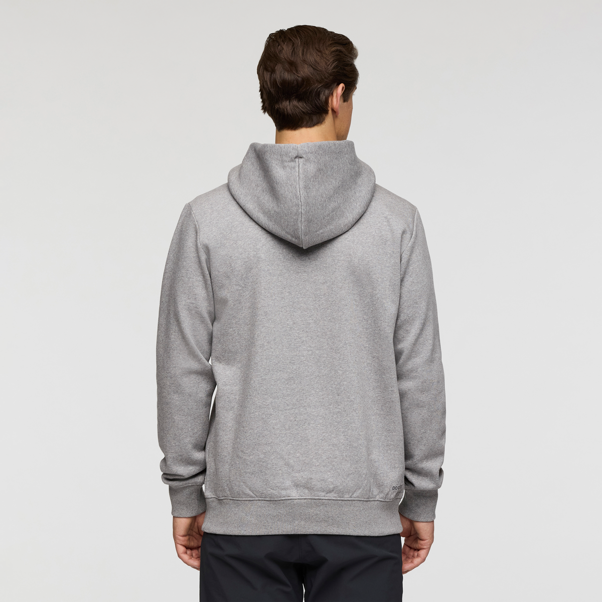 Cotopaxi Llama Pullover Hoodie - Men's, Heather Grey, Model Kellan